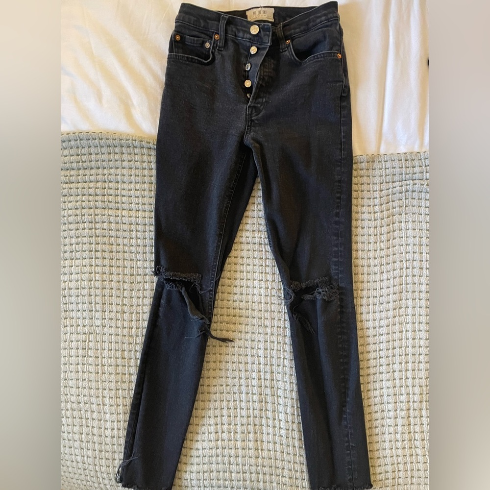 We the free skinny jeans high rise